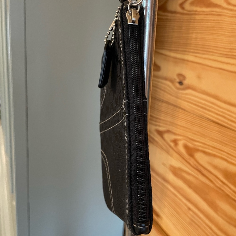 Coach Black Wristlet - Picture 3 of 10